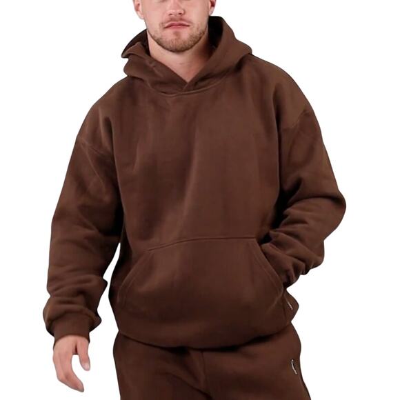 Comfrt Unisex Standard Hoodie in Walnut Brown, Size L - Picture 1 of 4